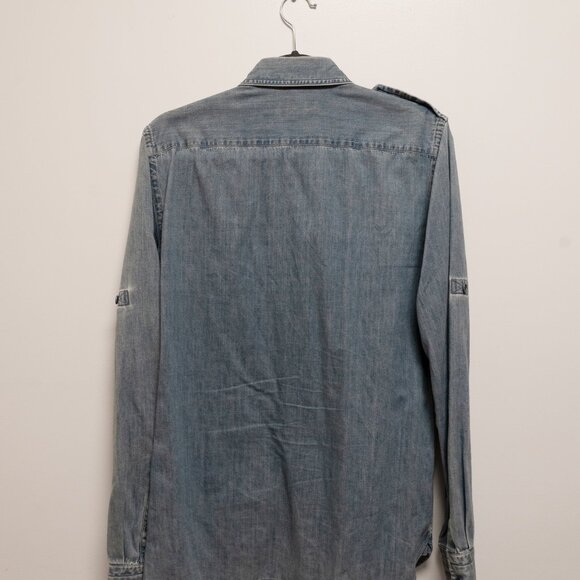 Tom Ford Men's Denim Button Down Size M - Picture 4 of 6
